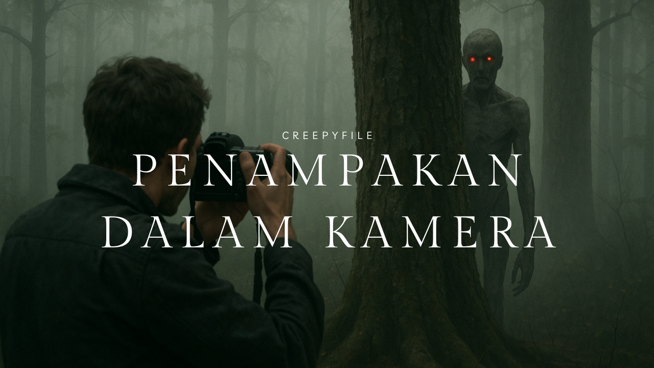 CERITA HOROR: SEORANG FOTOGRAFER MENGABADIKAN MAKHLUK TAK DIKENAL DI BALIK BAYANGAN POHON